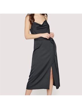 LOST+WANDER Black  Maxi Evening Dress Size Large NWT